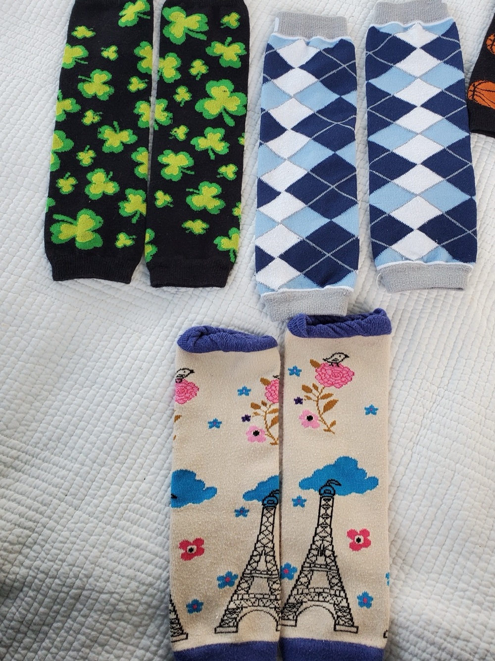 Fun Toddler Leg Warmer Bundle - Multi Color Patterns - Picture 6 of 6